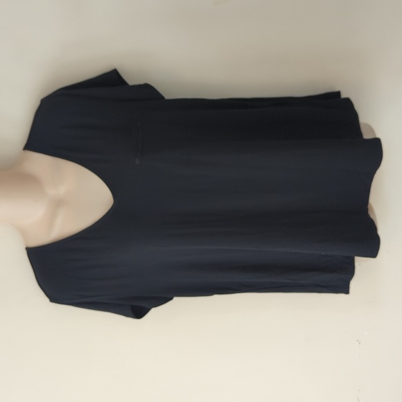 Soma Cool Nights Short Sleeve Pajama Tee with Pocket L - Picture 3 of 14